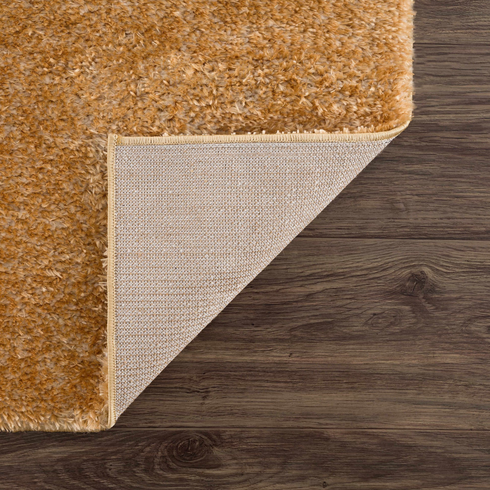 Heavenly Solid Mustard Plush Rug - Clearance-4