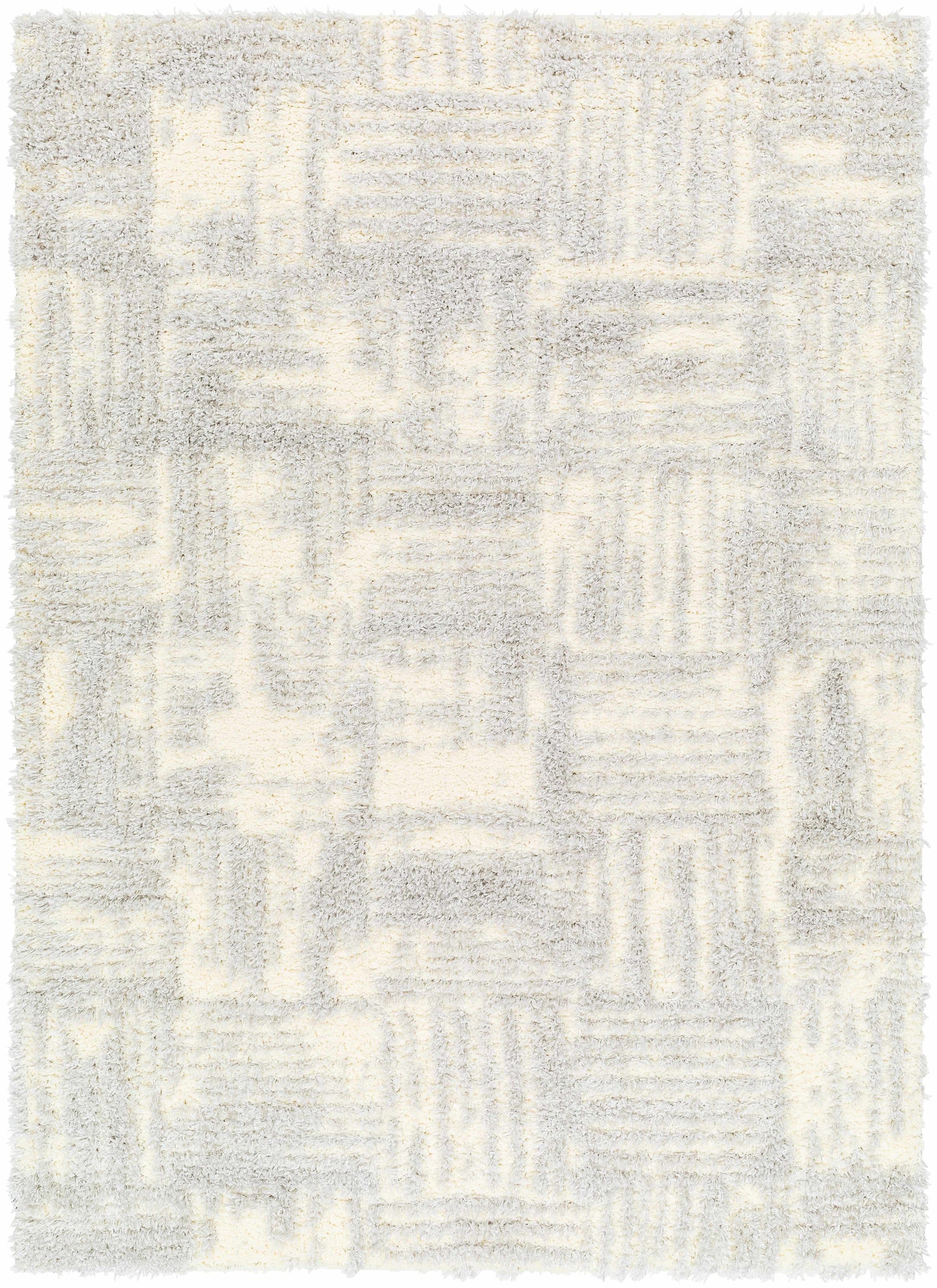 Iduia Gray Plush Area Rug - Clearance-0