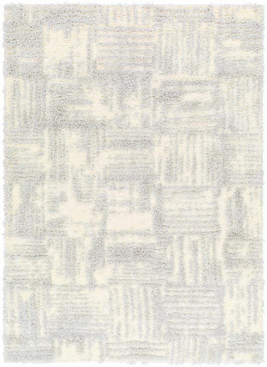 Iduia Gray Plush Area Rug - Clearance-0