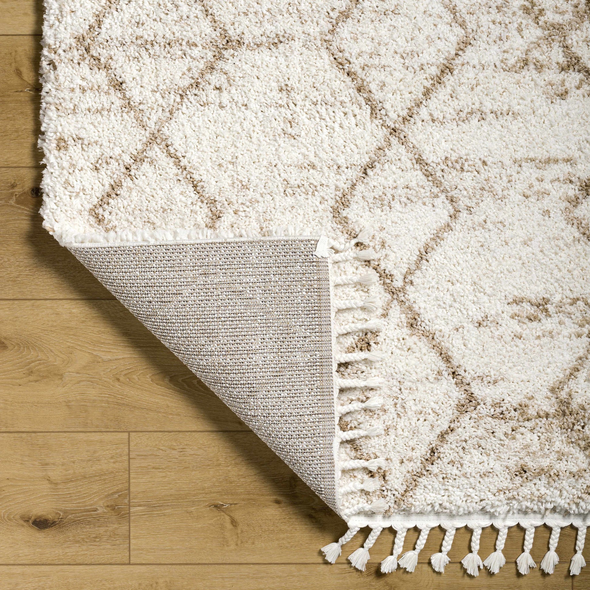 Ishan Cream Area Rug - Clearance-1