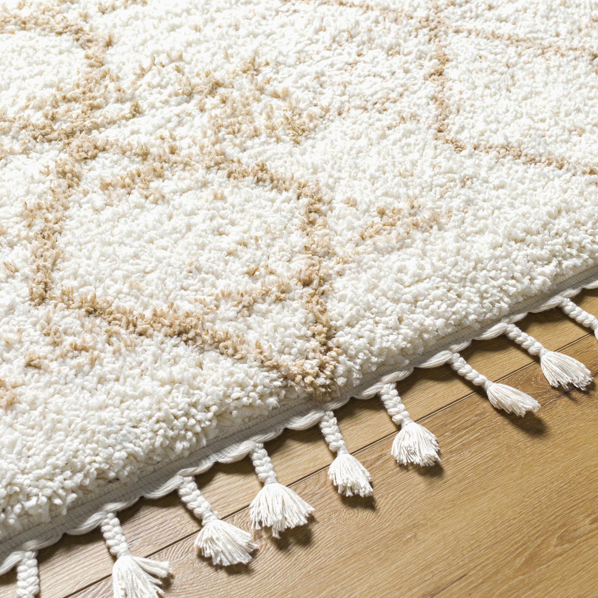 Ishan Cream Area Rug - Clearance-2