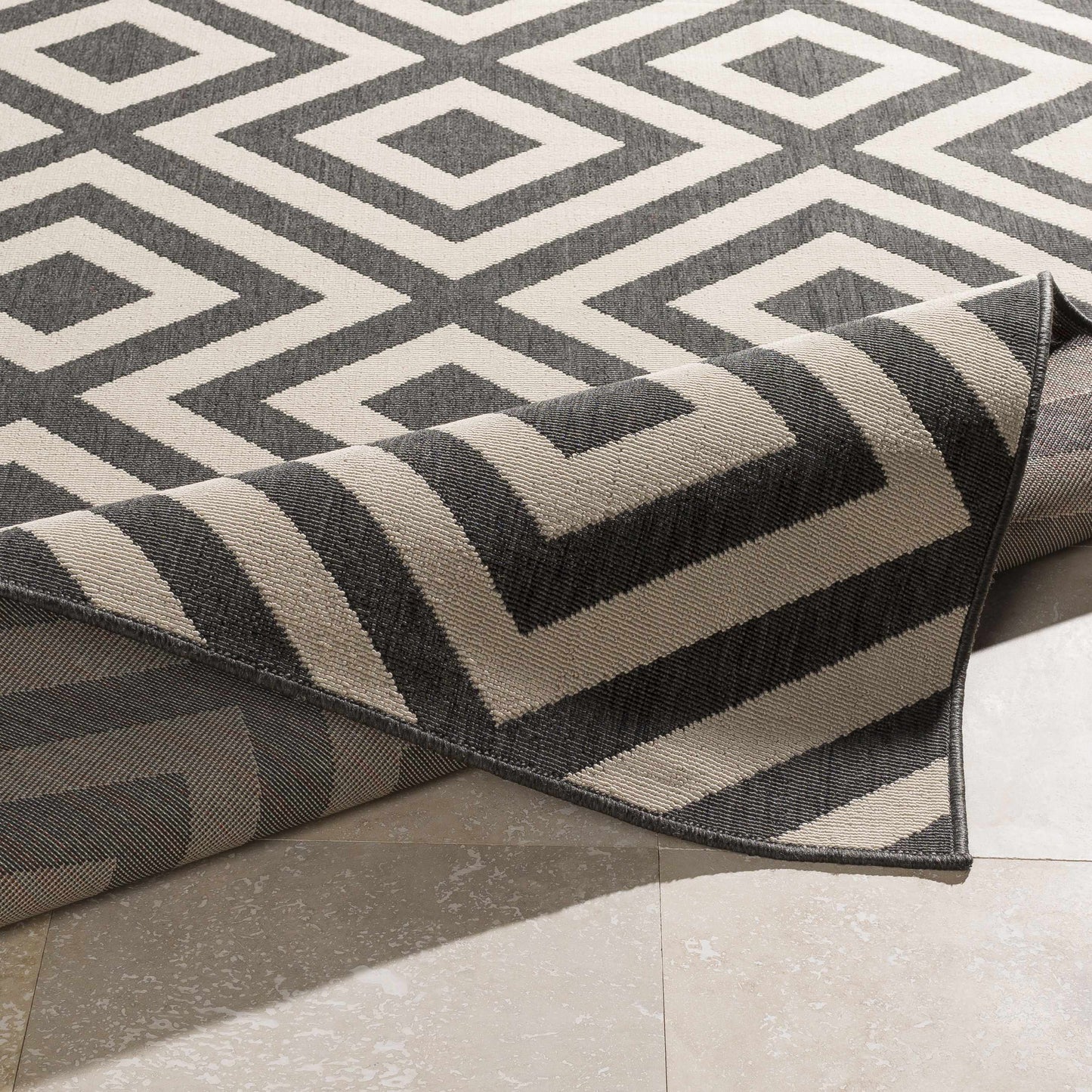 Spilsby Geometric Outdoor Rug - Clearance-4