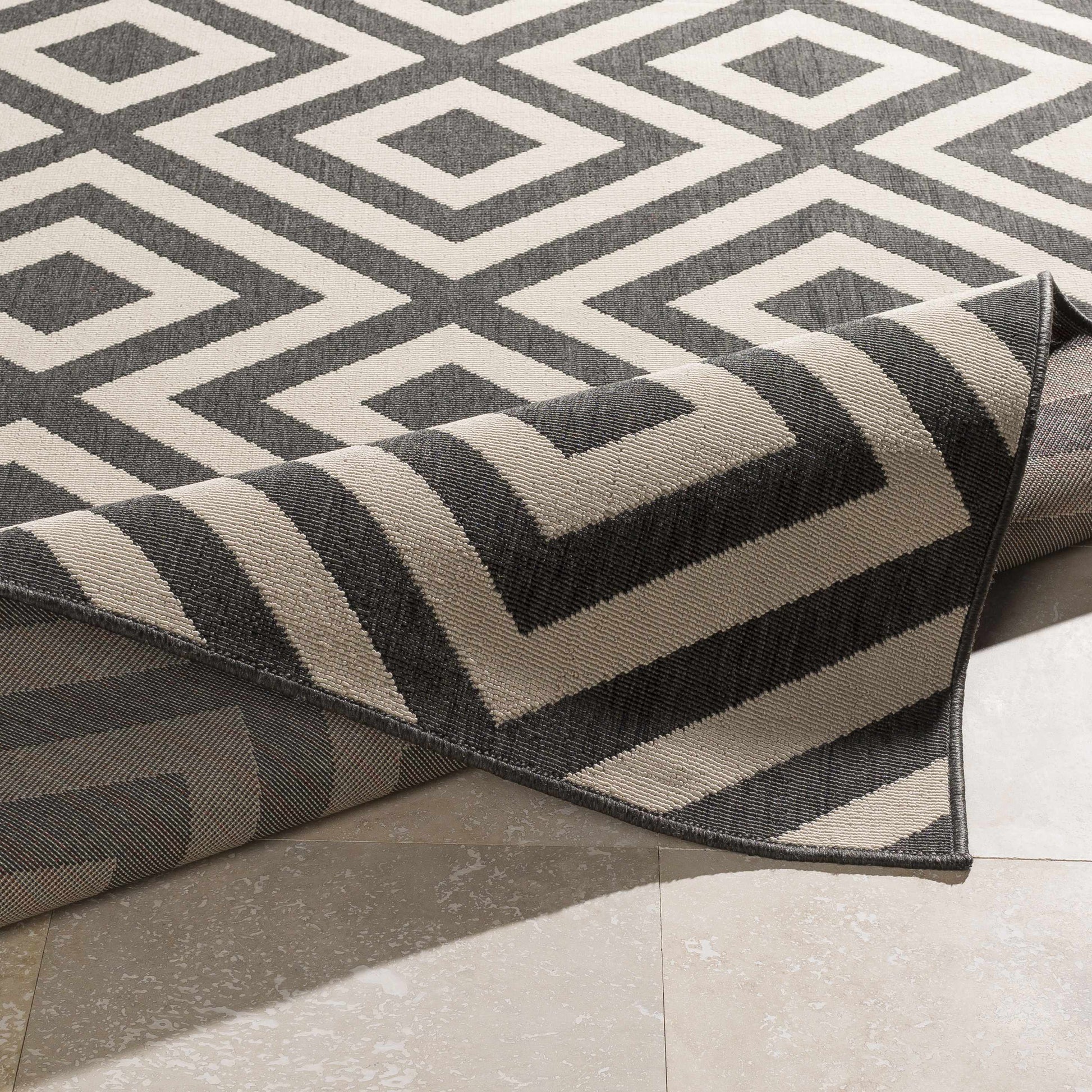 Spilsby Geometric Outdoor Rug - Clearance-4