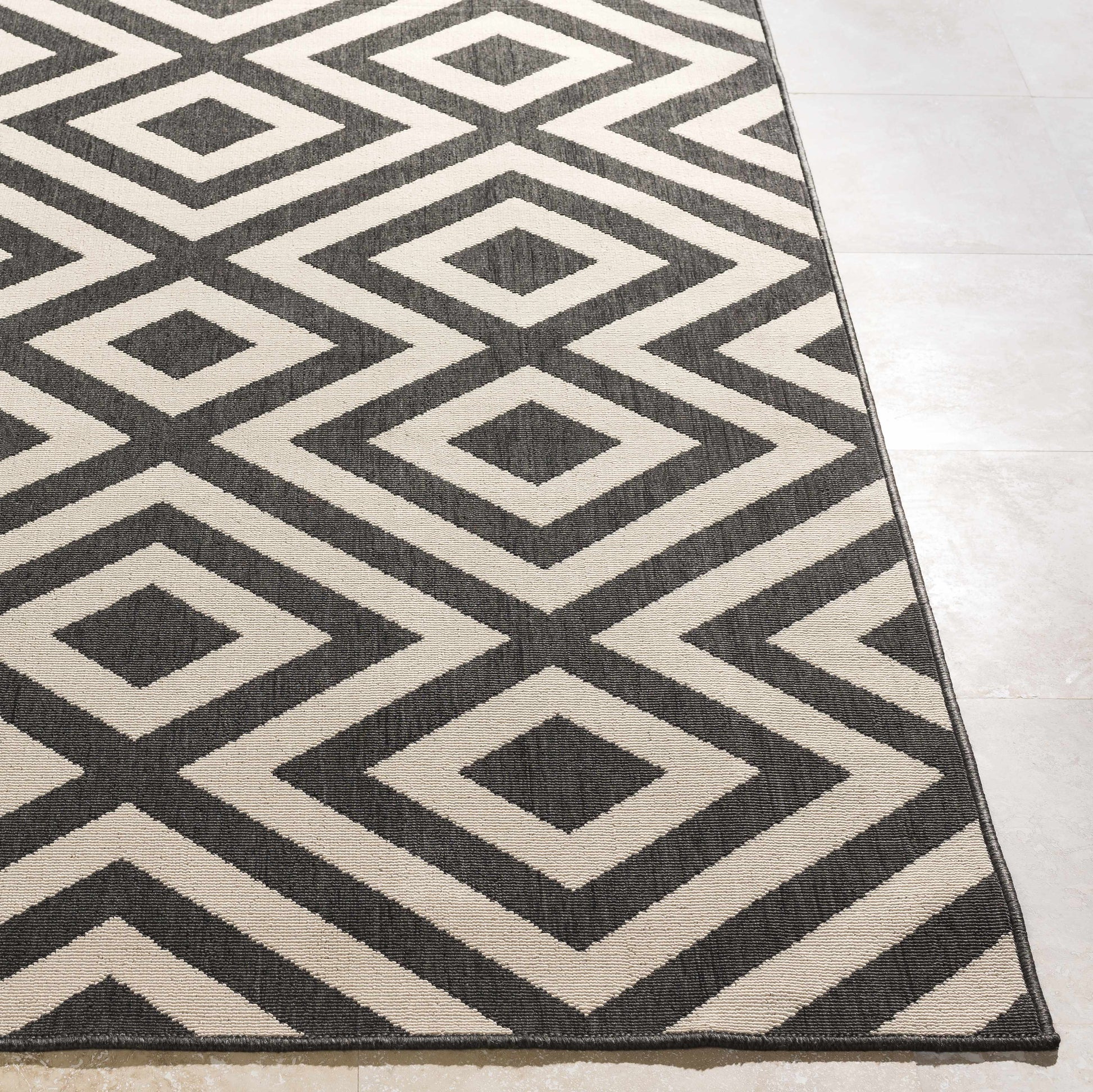 Spilsby Geometric Outdoor Rug - Clearance-3