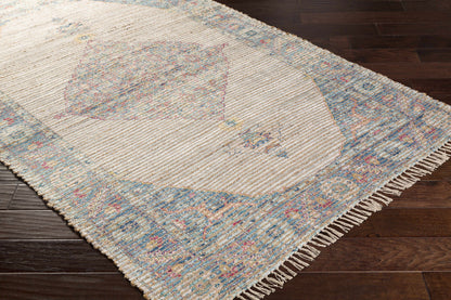 Macon Off-White Medallion Jute Rug - Clearance-2