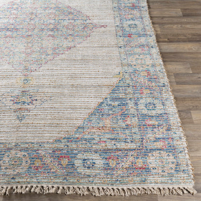 Macon Off-White Medallion Jute Rug - Clearance-3
